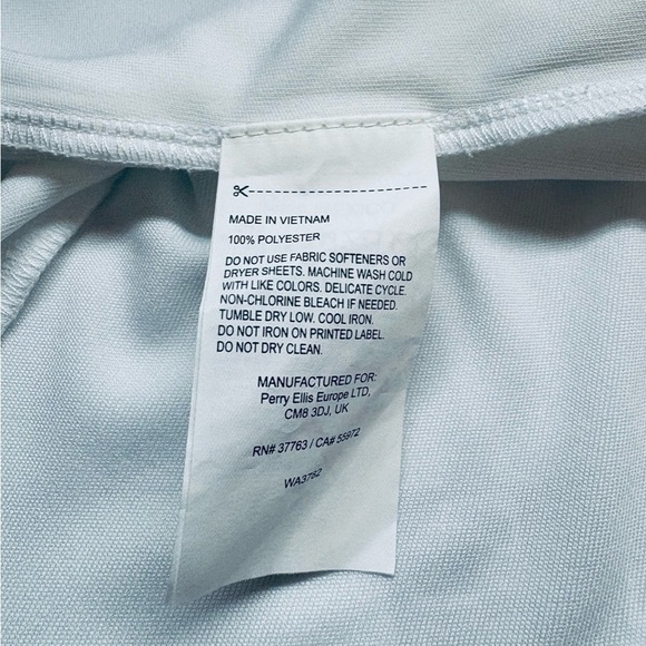 Callaway, Women’s Mock Neck Sleeveless Golf Polo Top, White & Navy, Size L 🏌️♀️ - Picture 8 of 9